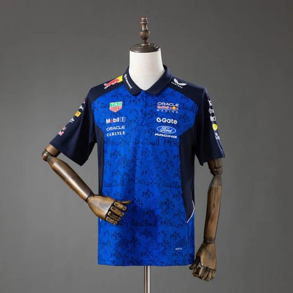 F1 Racing Oracle Red Bull 2026 Blue Shirt POLO