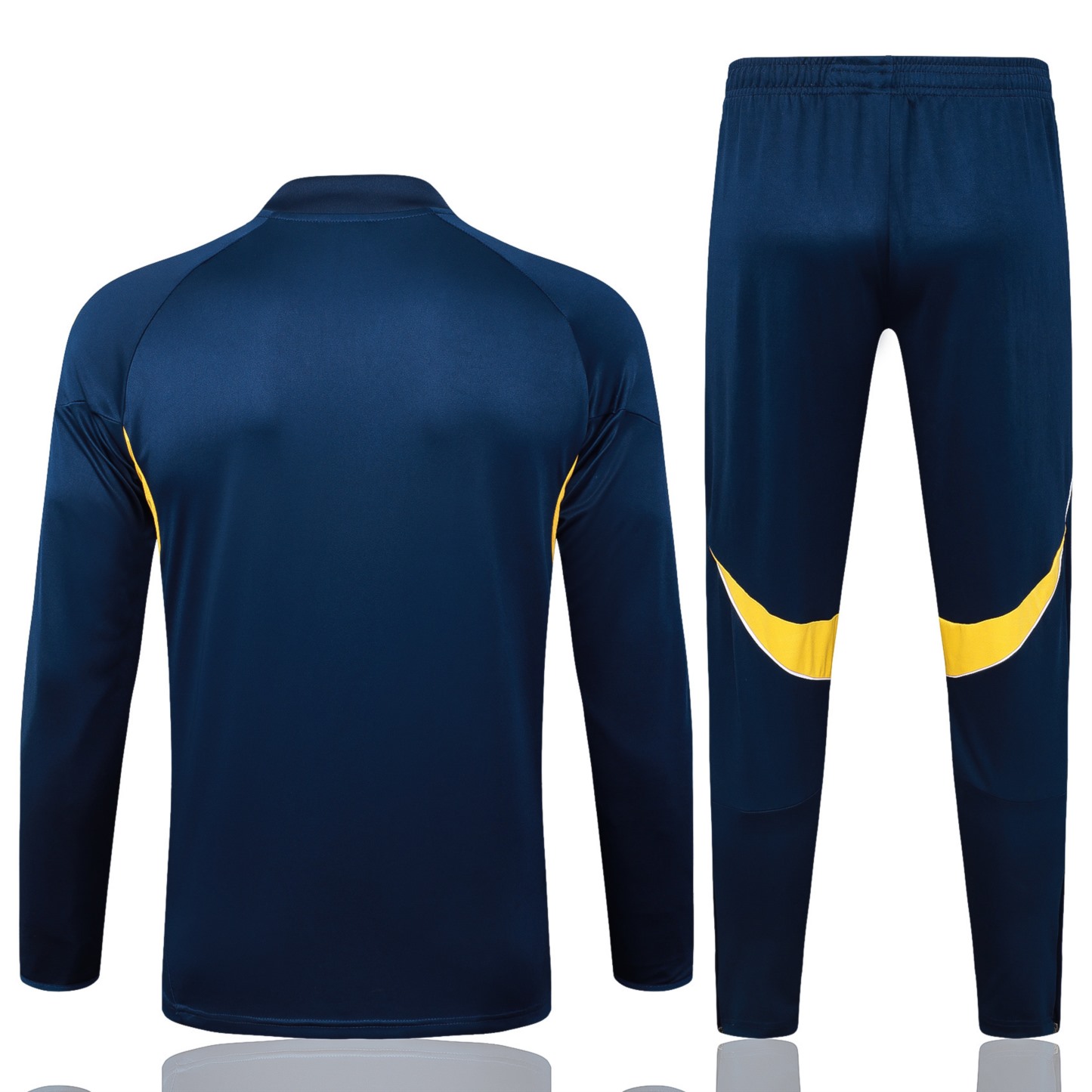 202526 Boca royal blue Long-sleeved half-pull training kit Football team kit