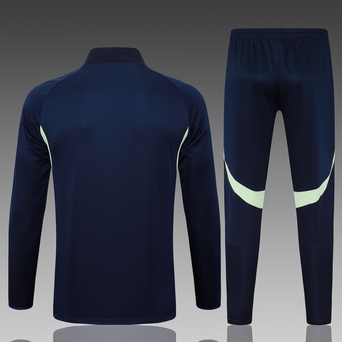 2025/26 Real Madrid cyan Jacket Training Suit Set Football Team Shirt Sports Fashion