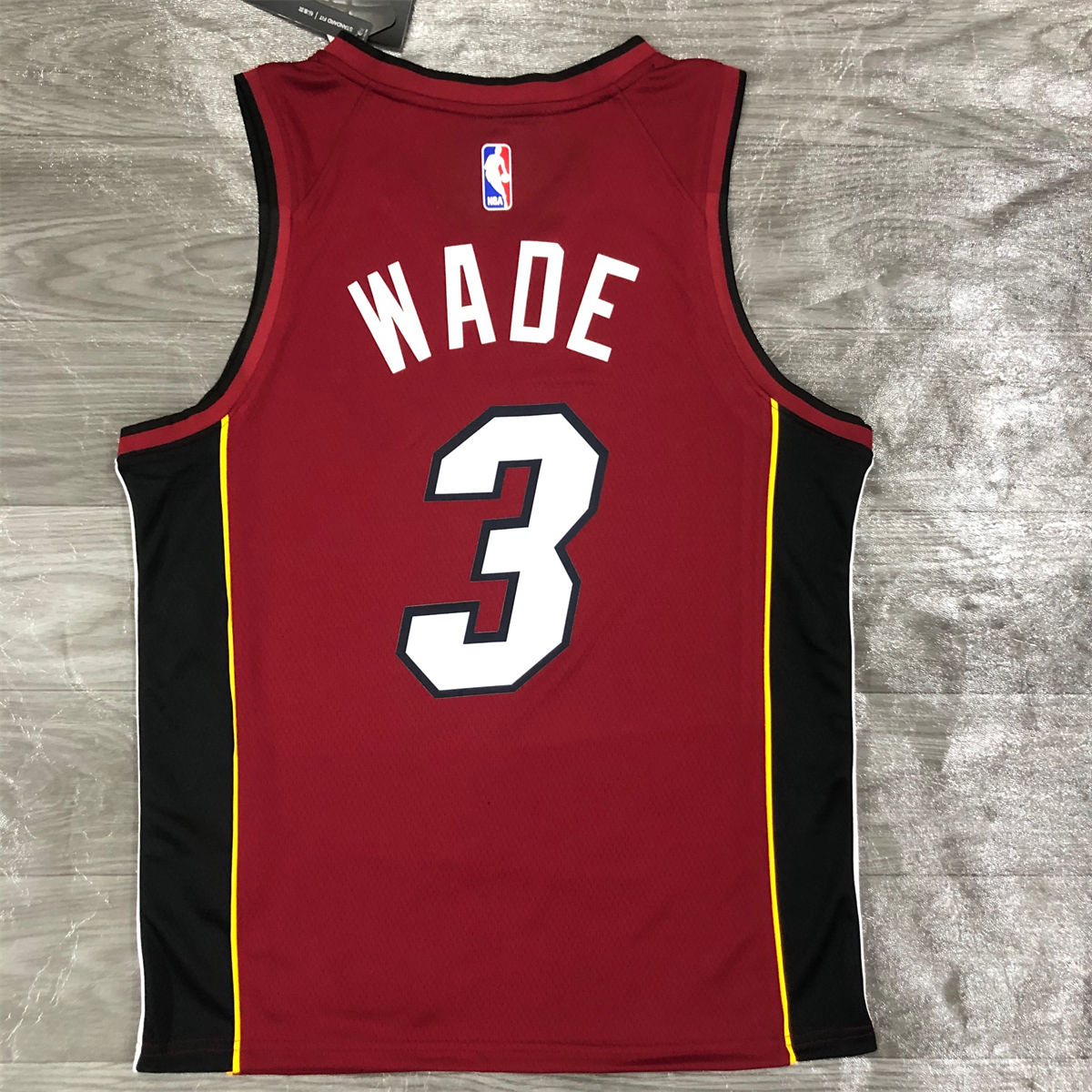 NBA Miami Hearts V-Neck Red Jersey WADE#3 S-XXL