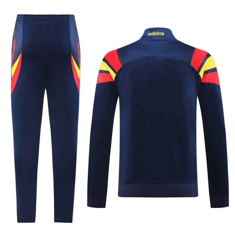 2024 Spain Royal Blue Jacket Training Suit Set Football Team Shirt Sports Fashion