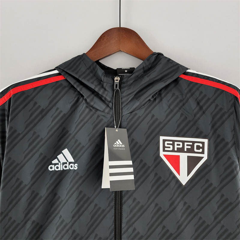 2022 Sao Paulo Windbreaker Black Red & White Edge Sport Unifom jersey Sport Unifom