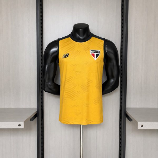 2026/27 Sao Paulo Training Yellow Vest Fan Version
