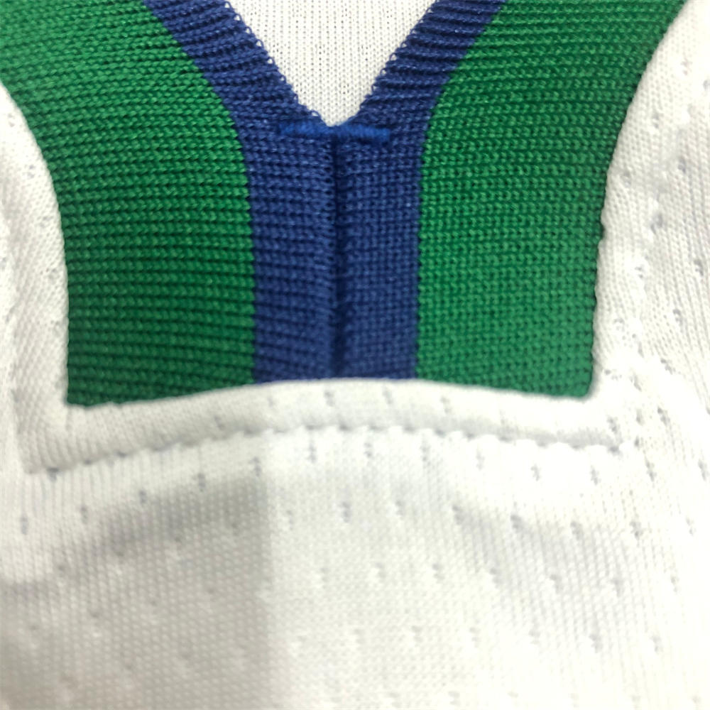 NBA Dallas Mavericks V-Neck White 75th anniversary Jersey DONCIC#77 S-XXL