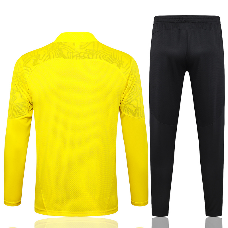 24/25 Dortmund Yellow Long-sleeved half-pull training kit Football team kit
