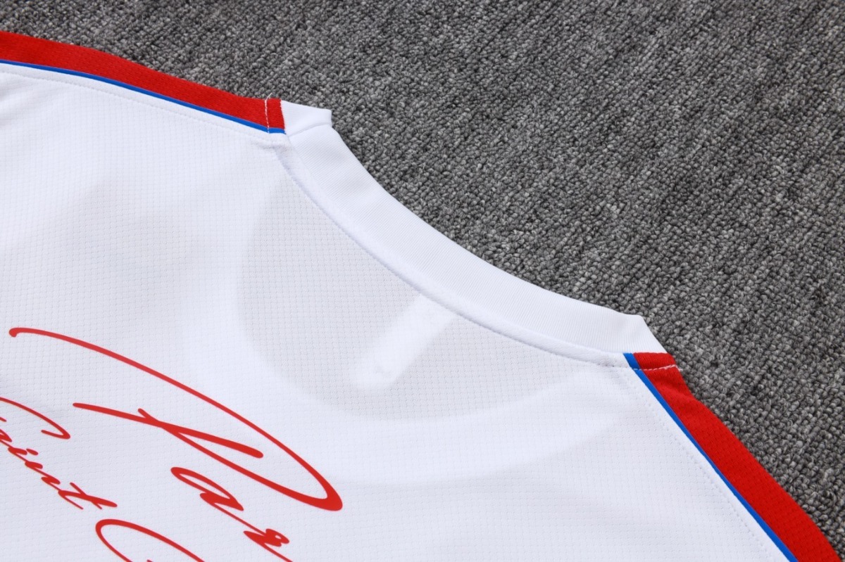 2026 PSG White Training Set Shirt and Shorts
