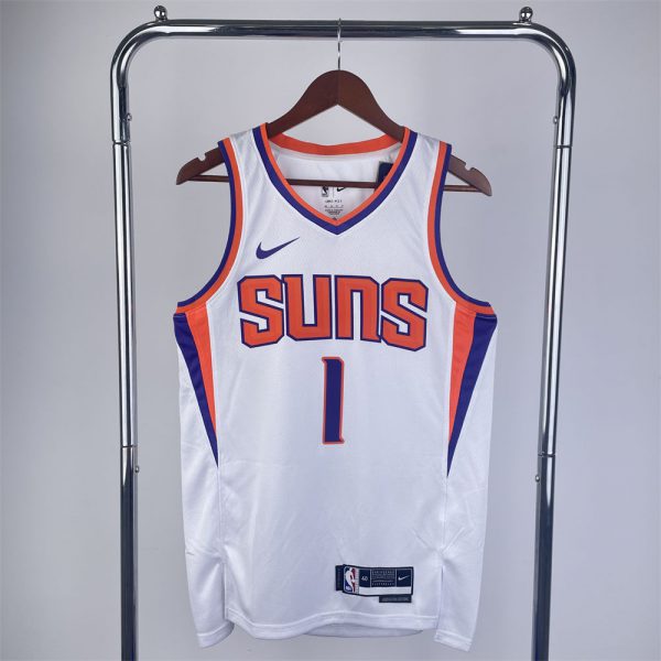 NBA Phoenix Suns BOOKER#1 2022/23 White Association Edition Swingman Jersey S-XXL
