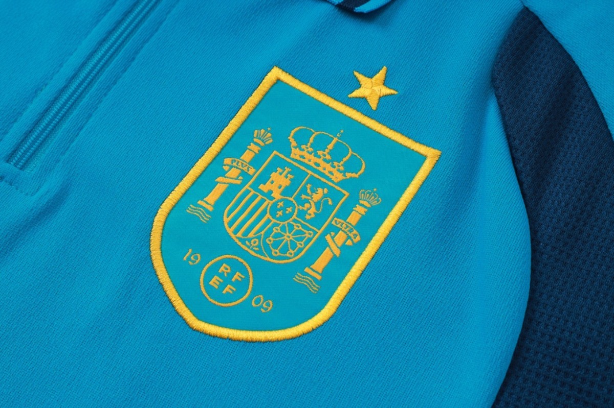 2026 Spain Turquoise Training Set Shirt and Shorts