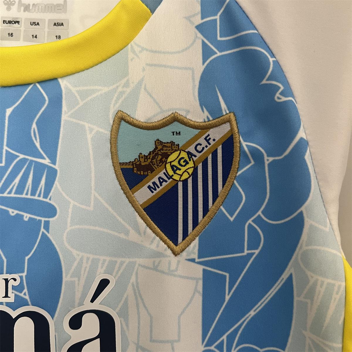 2024/25 Malaga Home jersey Kid Kits Size 16-28
