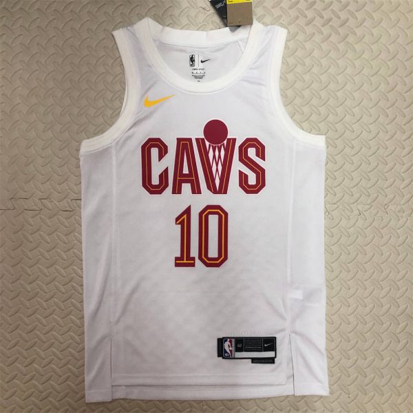 NBA Cleverland Cavaliers Round Neck White jersey GARLAND#10 S-XXL