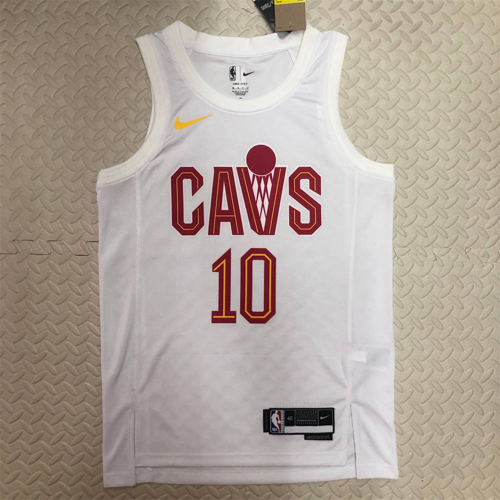 NBA Cleverland Cavaliers Round Neck White jersey GARLAND#10 S-XXL