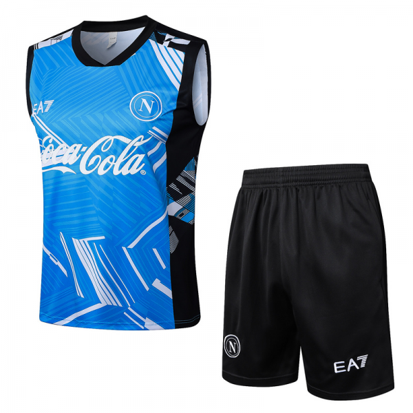 24/25 Naples Take blue Training Set Shirt and Shorts