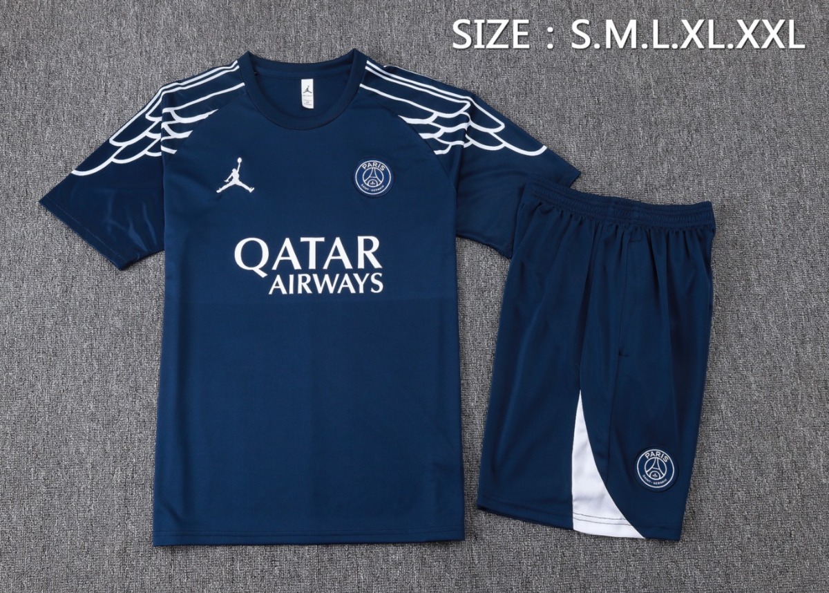 2026 PSG Royal blue Training Set Shirt and Shorts