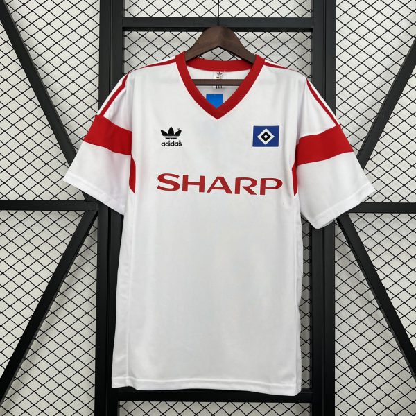 Retro Hamburger SV 1988 Home White jersey Fan Version
