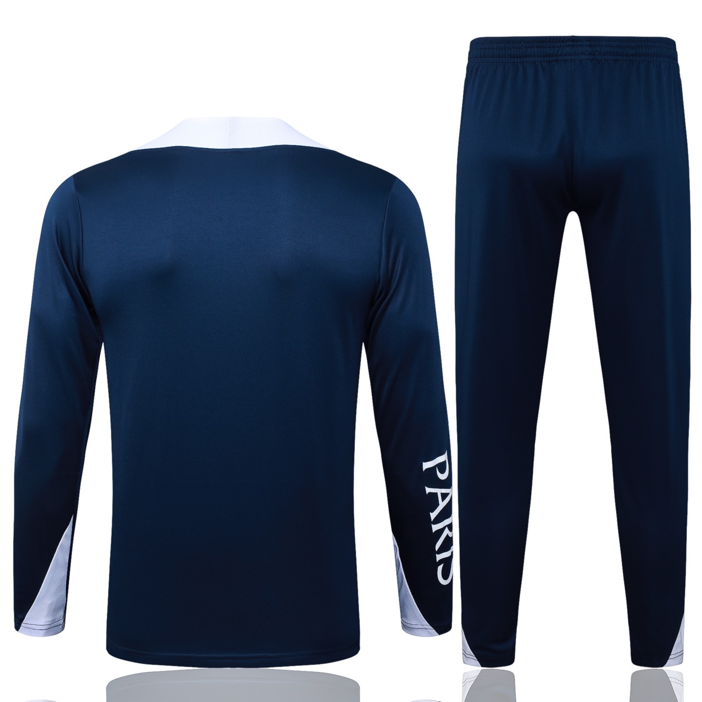 202526 Paris royal blue Long-sleeved half-pull training kit Football team kit