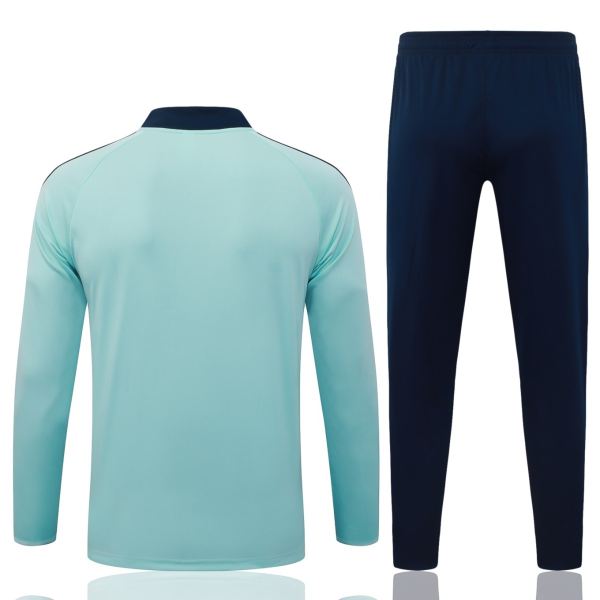 2026 Germany Light green Long-sleeved half-pull training kit