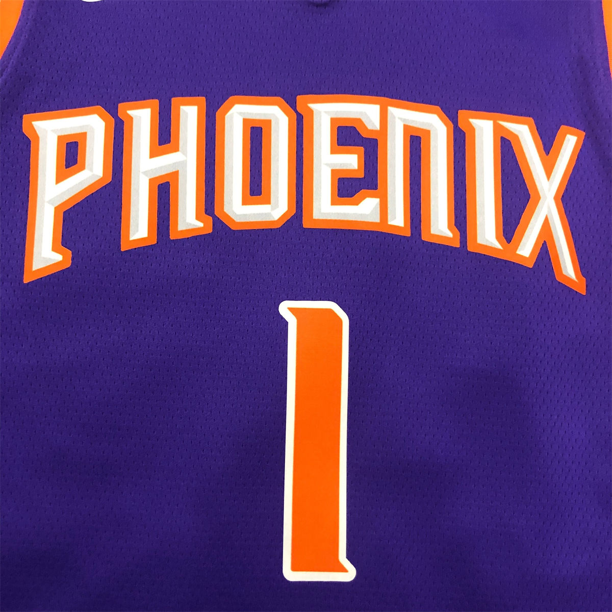 NBA Phoenix Suns V-Neck Purple jersey BOOKER#1 S-XXL