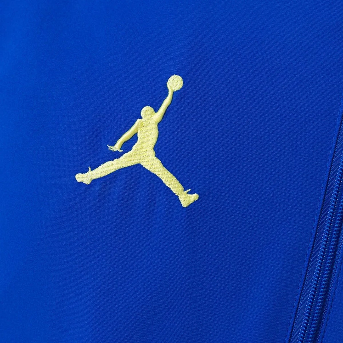2026 Brazil Blue Windbreaker Jacket