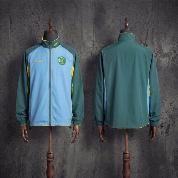 2002/03 Vintage Style Sporting Lisbon Jacket Windbreaker Sport Unifom
