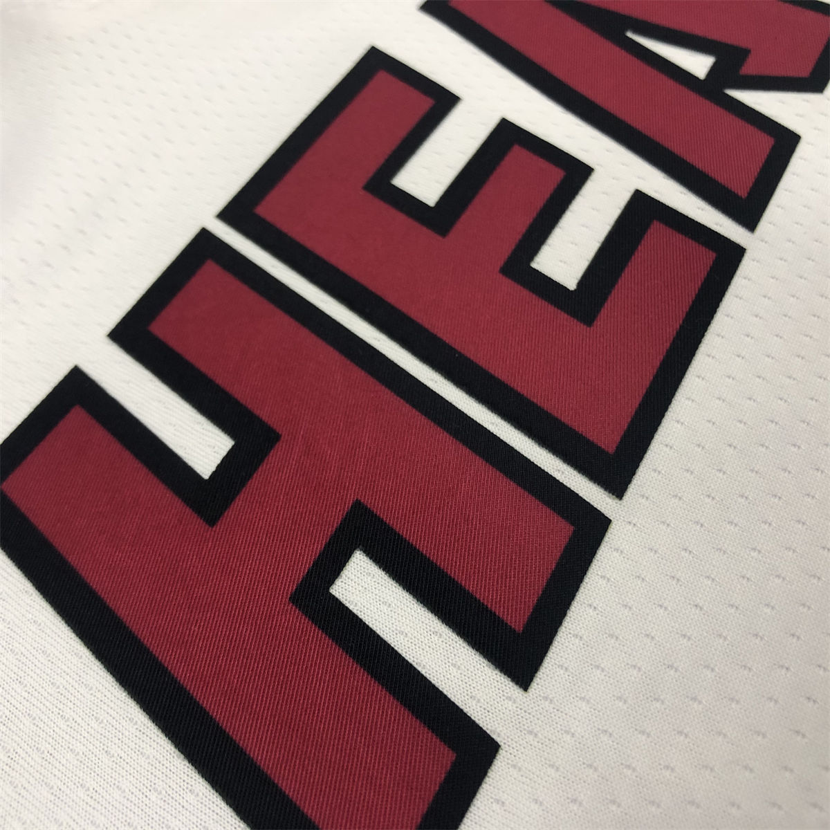 NBA Miami Hearts V-Neck White Jersey WADE#3 S-XXL