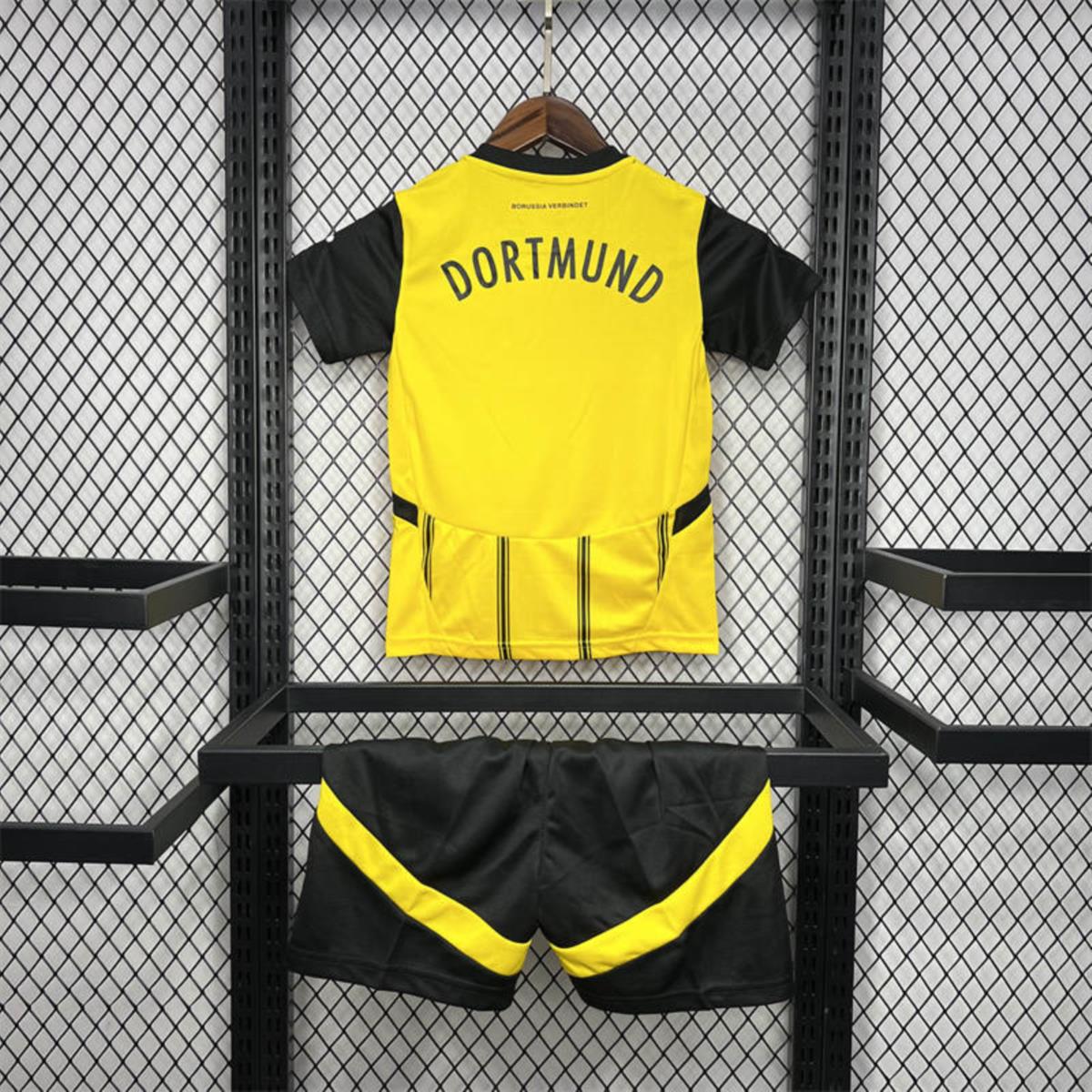 24/25 Dortmund Home jersey Kid Kits Size 16-28