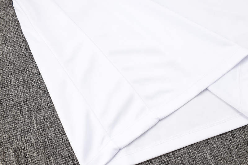 24/25 England White Long-sleeved half-pull training kit Football team kit