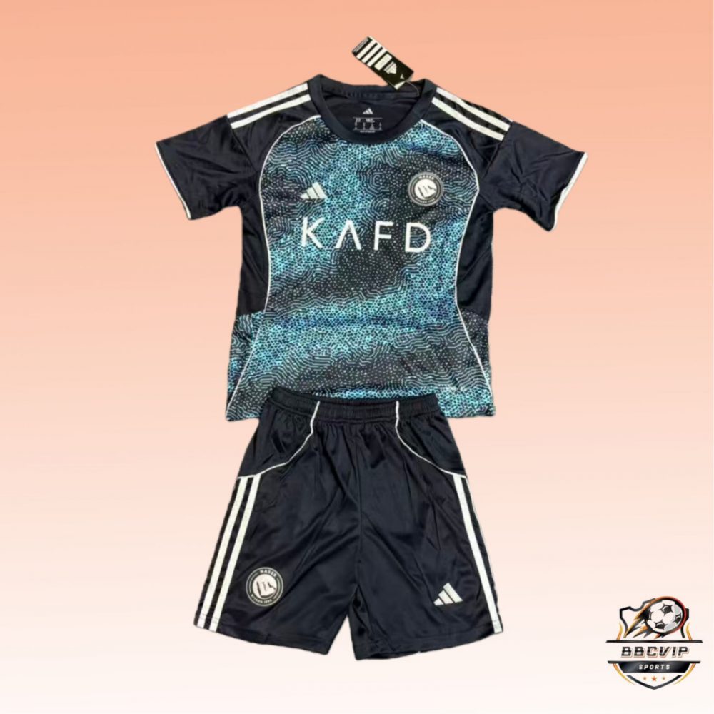2025/26 Al-Nassr Away jersey kids Kits size: 16-28