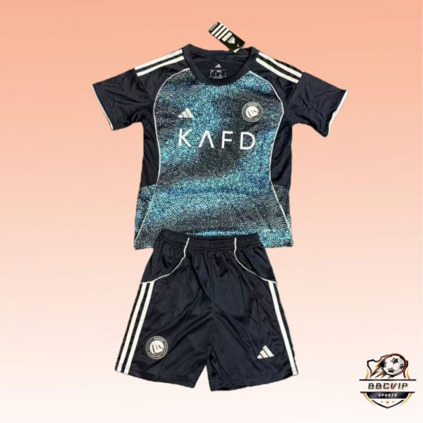 2025/26 Al-Nassr Away jersey kids Kits size: 16-28