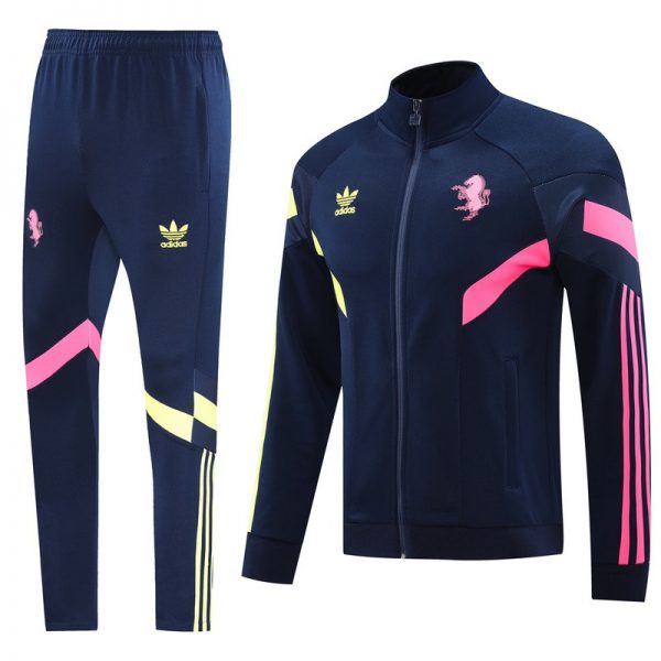 2024 Juventus Royal Blue Jacket Training Suit Set Football Team Shirt Sports Fashion