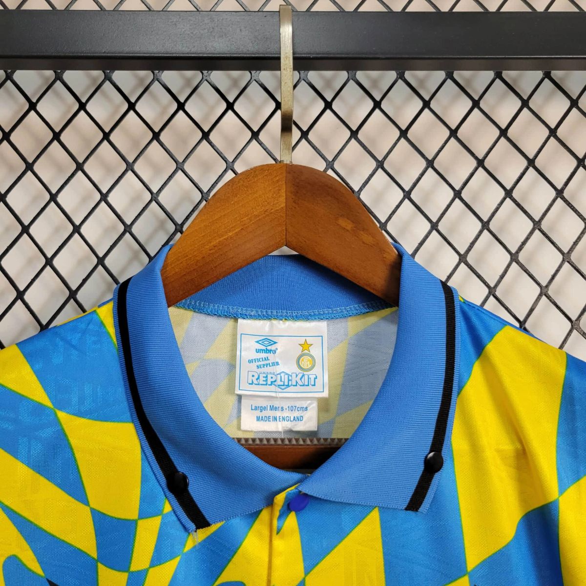 Retro Inter Milan 1992/94 Second Away Yellow jersey Fan Version