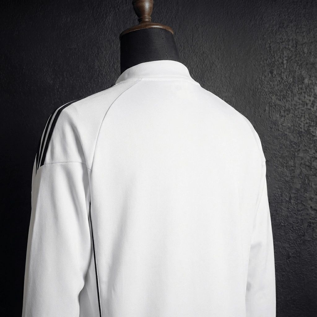 2025/26 Sevilla Half-Pull long Sleeve White Hoodie