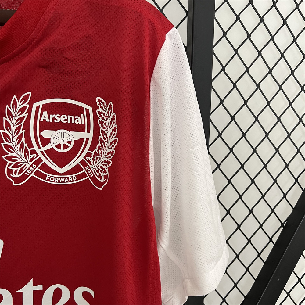 Retro Arsenal 11/12 Home 125th Anniversary jersey Fan Version