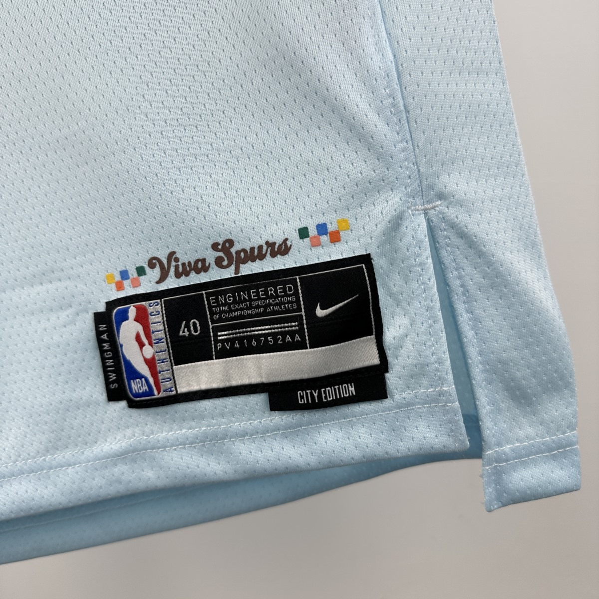 NBA San Antonio Spurs 24/25 V-Neck White jersey FOX#4 S-XXL