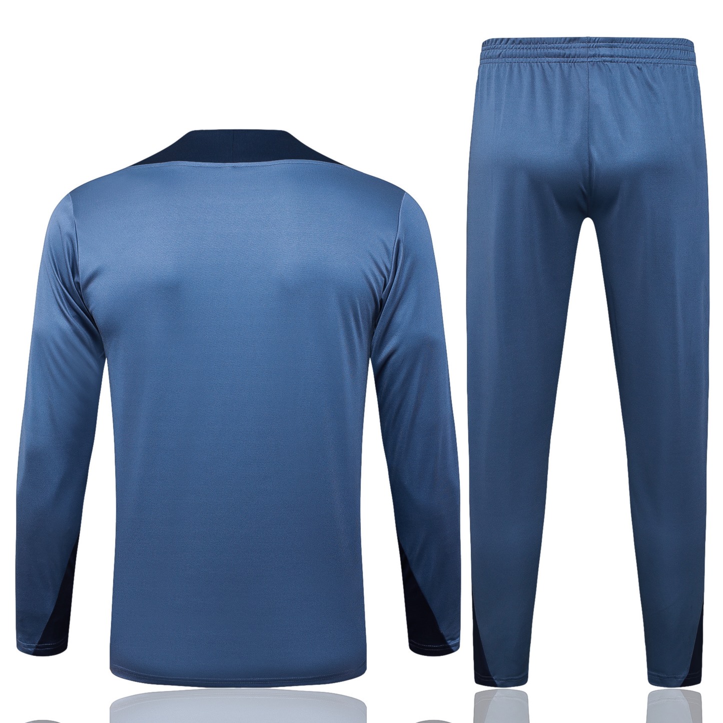 202526 Paris grey Long-sleeved half-pull training kit Football team kit