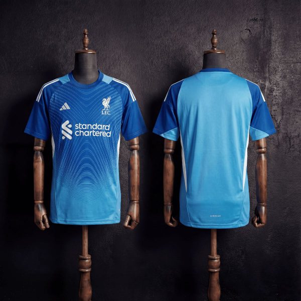 2025/26 Liverpool Goalkeeper Blue Jersey Fan Version