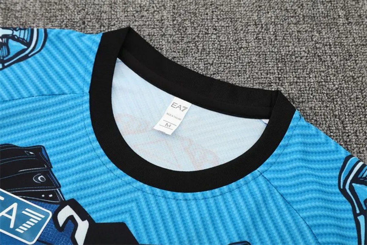 2025/26 Napoli Blue Training Set Shirt and Shorts