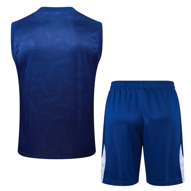 2024/25 Paris White Training Set Shirt and Shorts
