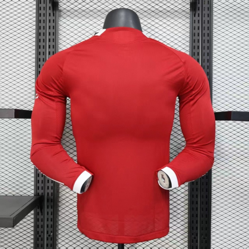 2025/26 Liverpool Home jersey Long Sleeve Jersey Player Version
