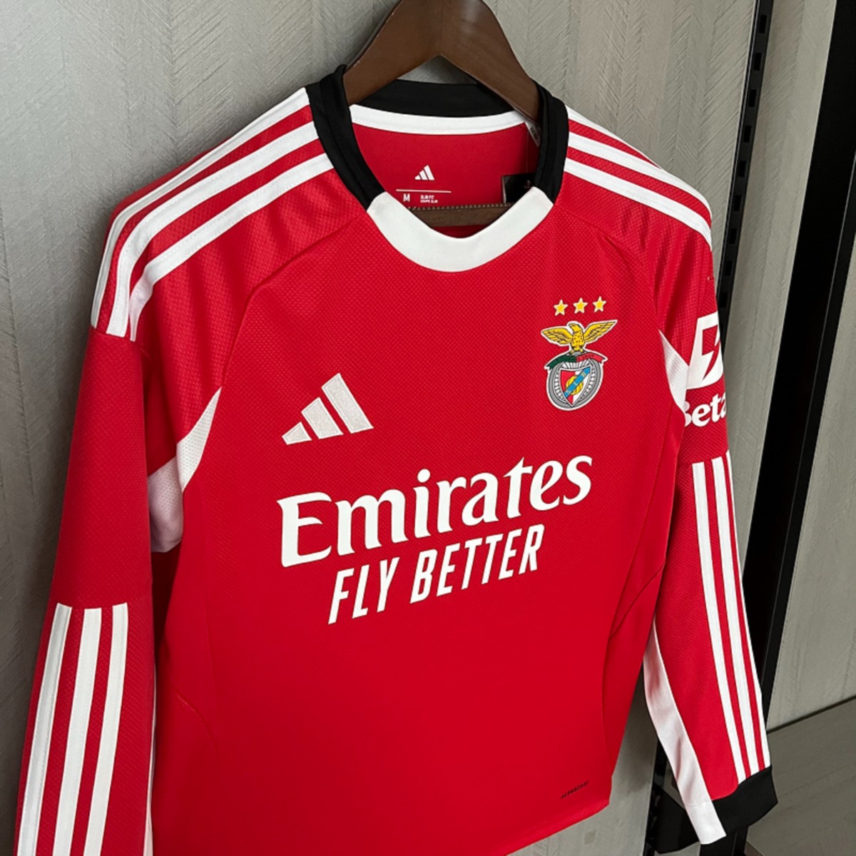 2025/26 Benfica Home Long Sleeve jersey Fan Version