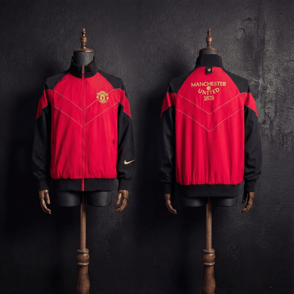 2006/07 Vintage Style Manchester United Red Windbreaker Sport Unifom jersey Sport Unifom