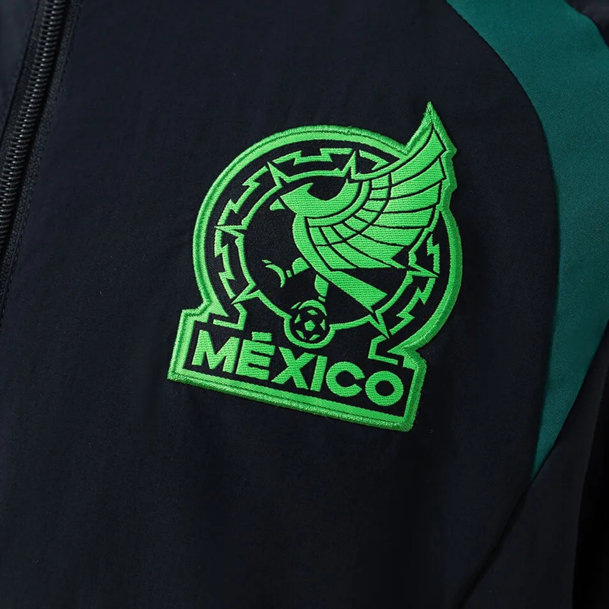 2026 Mexico Black Jacket Windbreaker