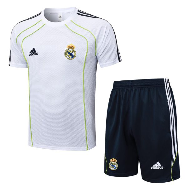 2026 Real Madrid White Training Set Shirt and Shorts