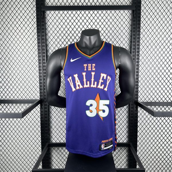 NBA Phoenix Suns 24/25 City Edition DURANT#35 Purple Jersey S-XXL