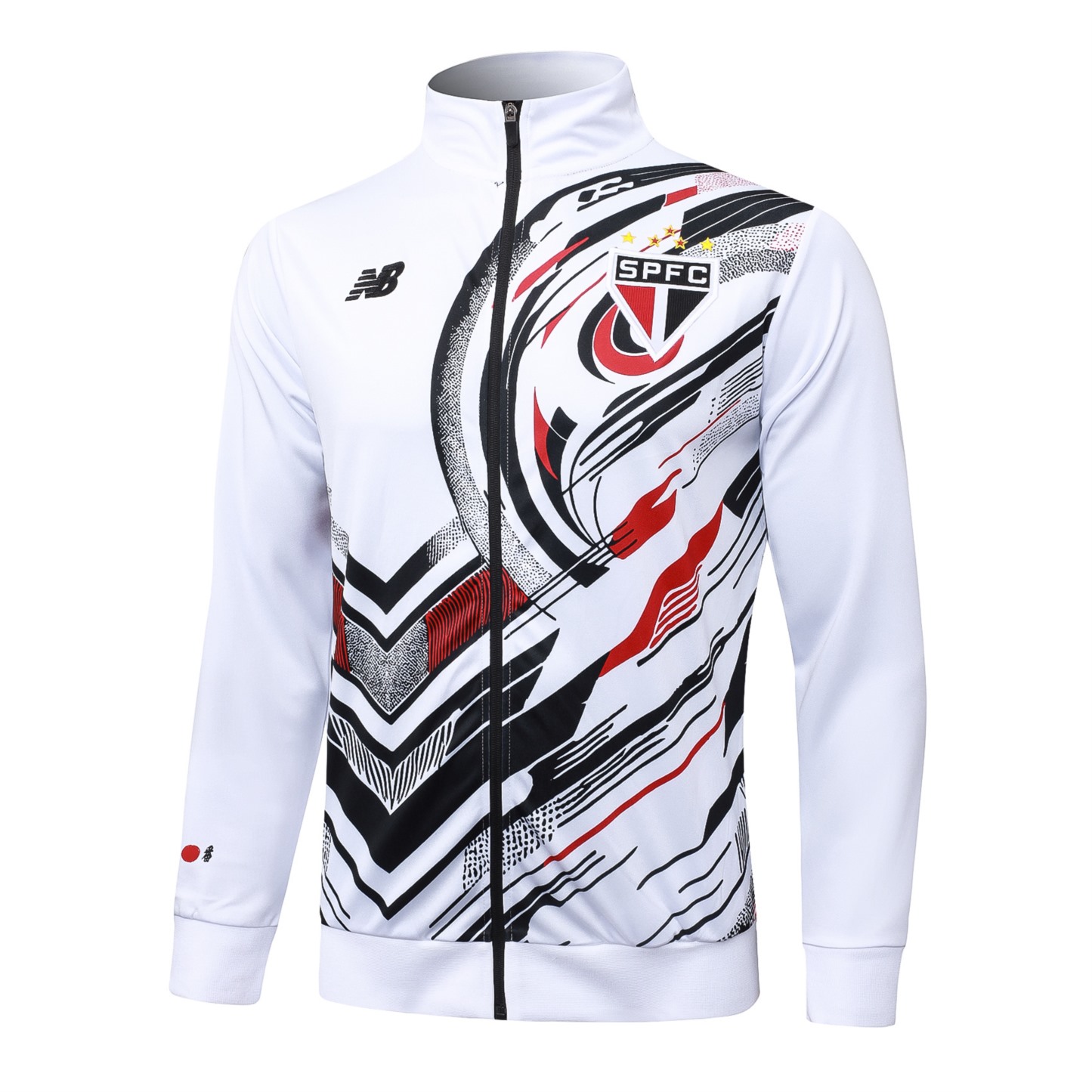 2025/26 Sao Paulo white Jacket Training Suit Set Football Team Shirt Sports Fashion