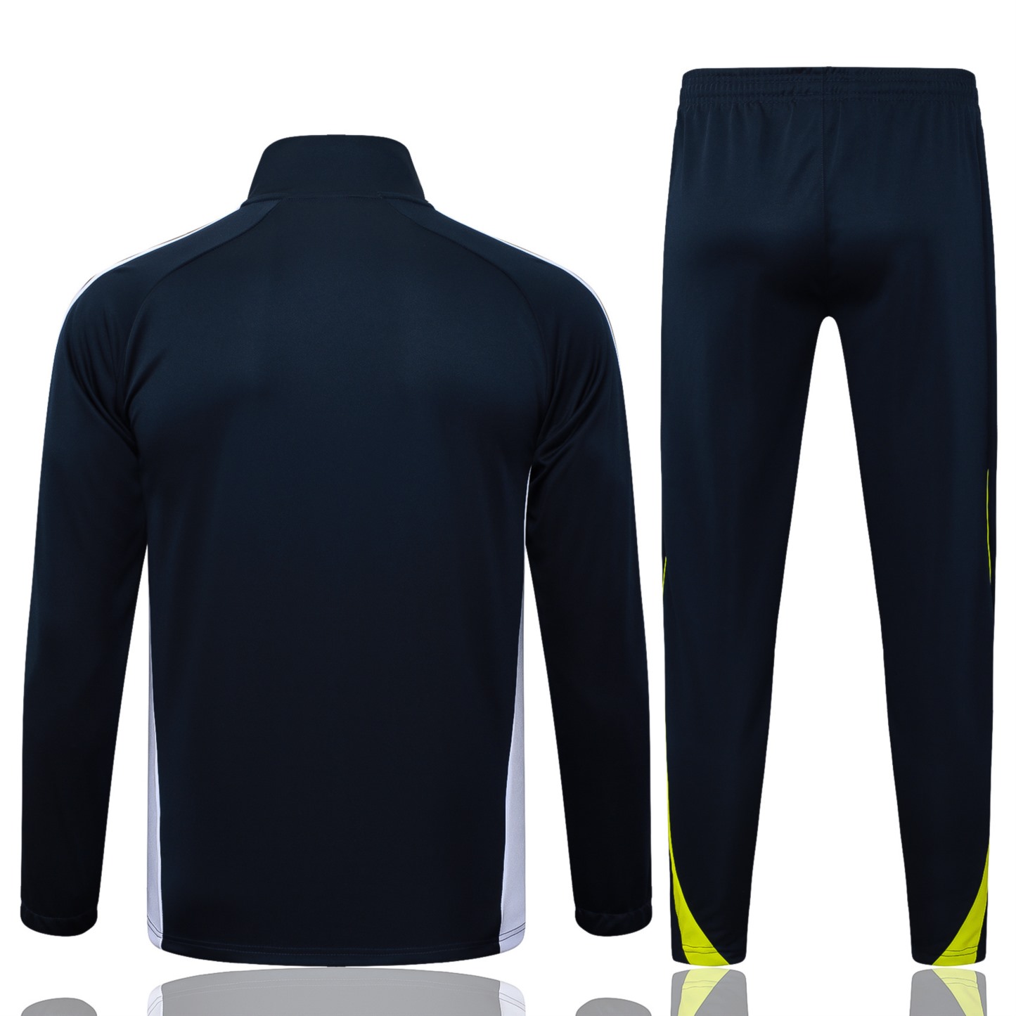 2025/26 Real Madrid cyan Jacket Training Suit Set Football Team Shirt Sports Fashion
