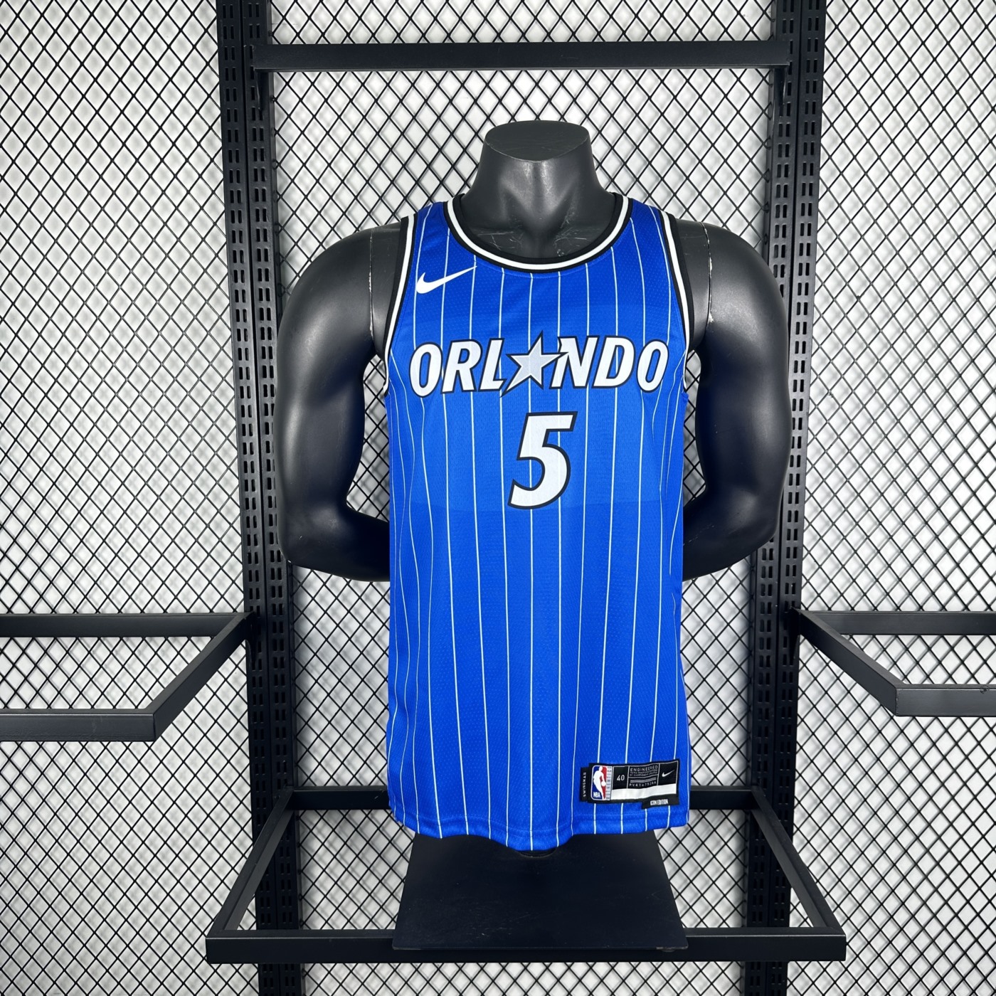 NBA Orlando Magic 2025/26 Round Neck Blue Jersey BANCHERO#5 S-XXL