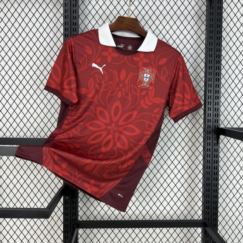 2025/26 Portugal Training Red Jersey Fan Version