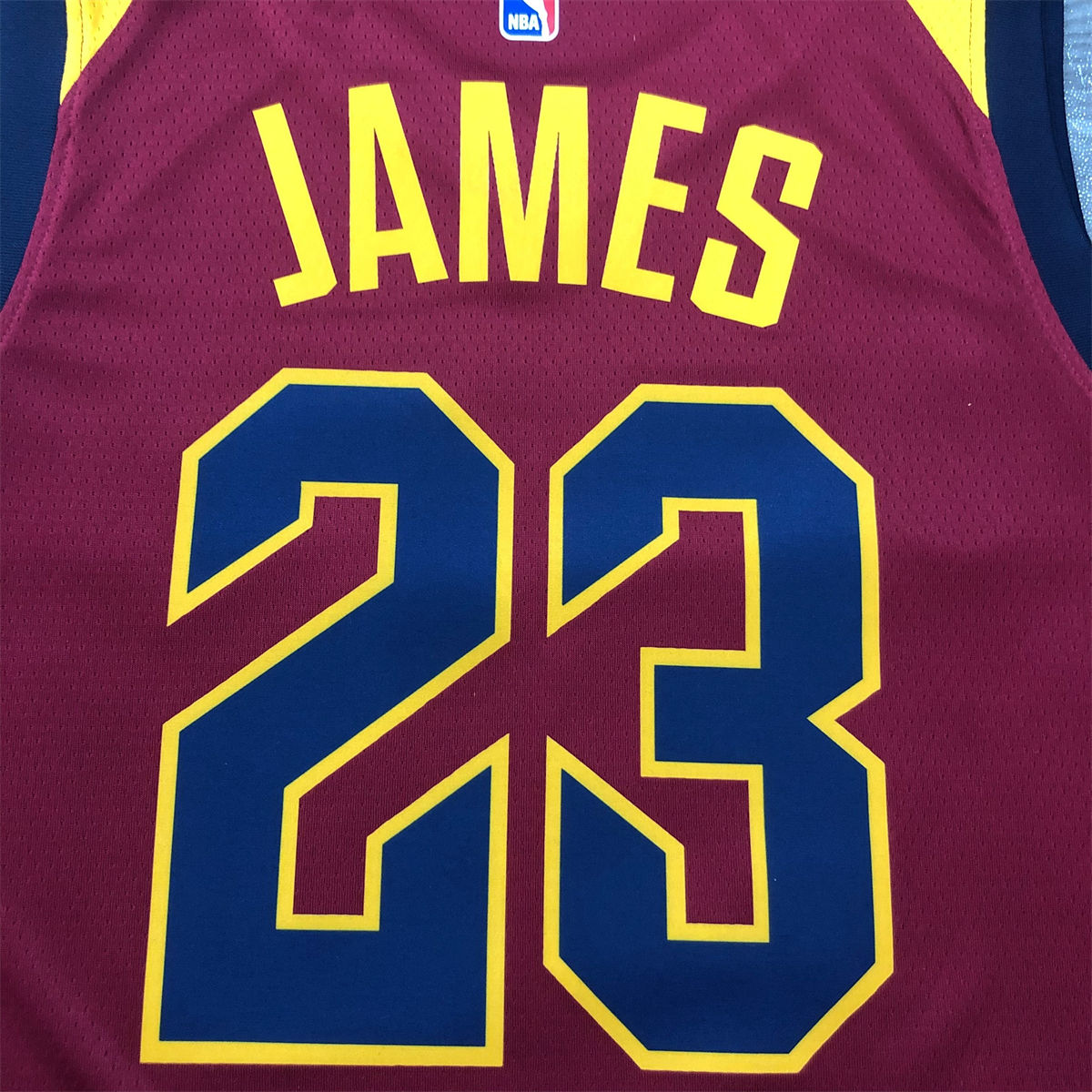 NBA Cleverland Cavaliers V-Neck Red jersey JAMES#23 S-XXL