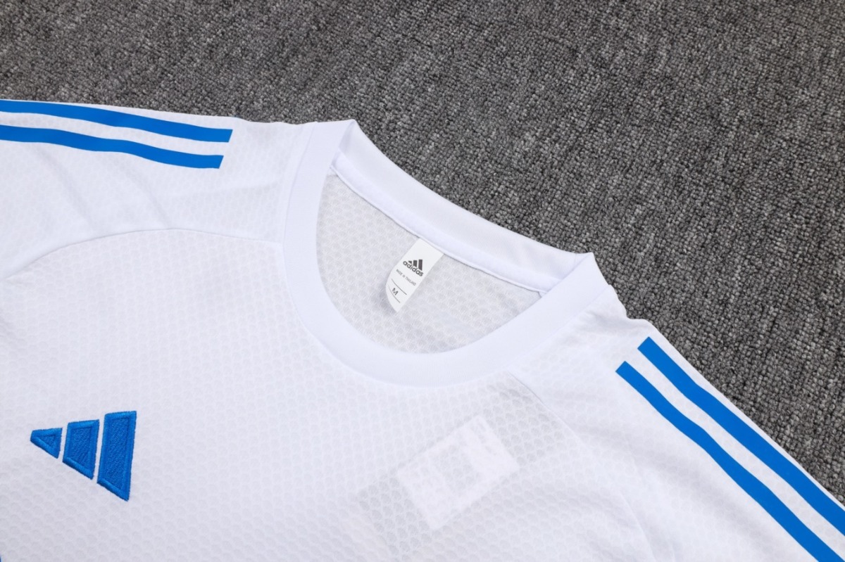 2026 Real Madrid White Training Set Shirt and Shorts