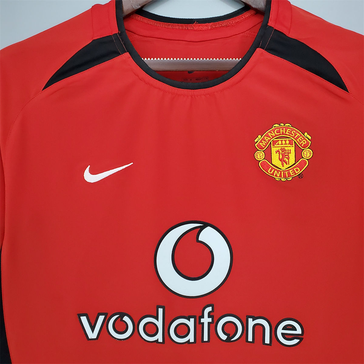 Retro Manchester United 02/04 home jersey Fan Version